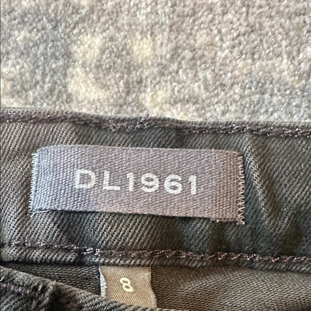 DL1961 CLOE KIDS Camo Skinny Jeans with Black Side Stripe IN VELVET SIZE 8